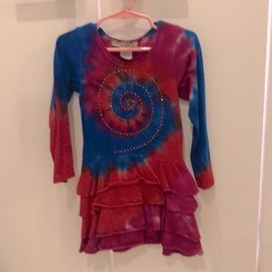 U GO GIRL dress-pink, red and blue with bling. Super cute!